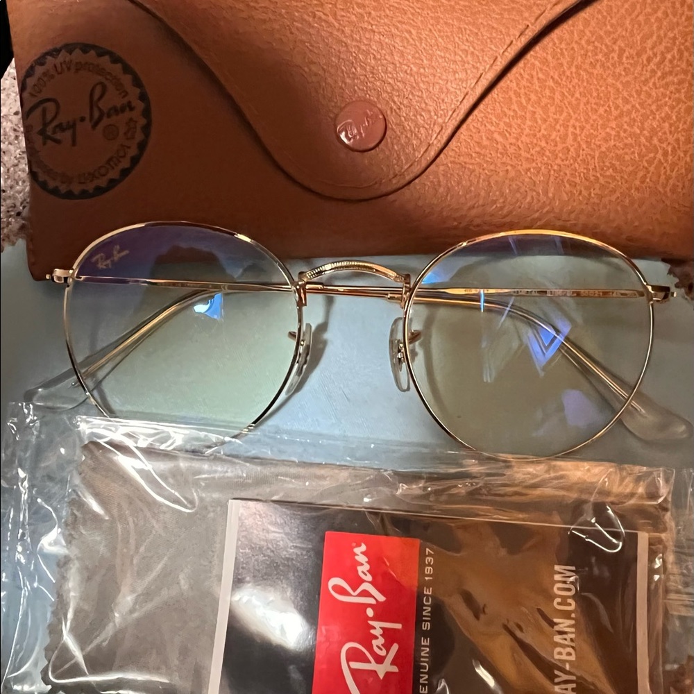 RayBan Pulverized Round framed glasses